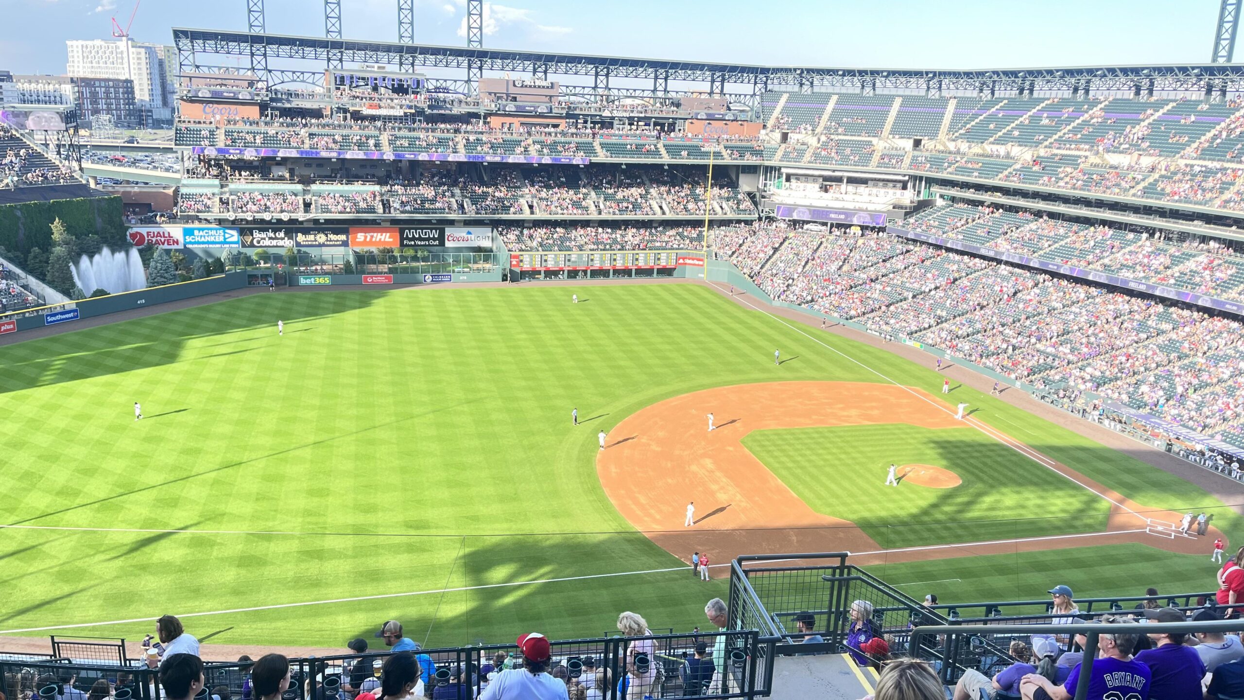 Checking in from section 343 coors field! Go Halos