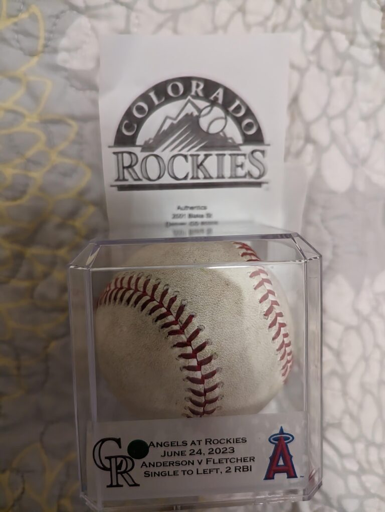 Bought the Fletch RBI ball that started everything tonight