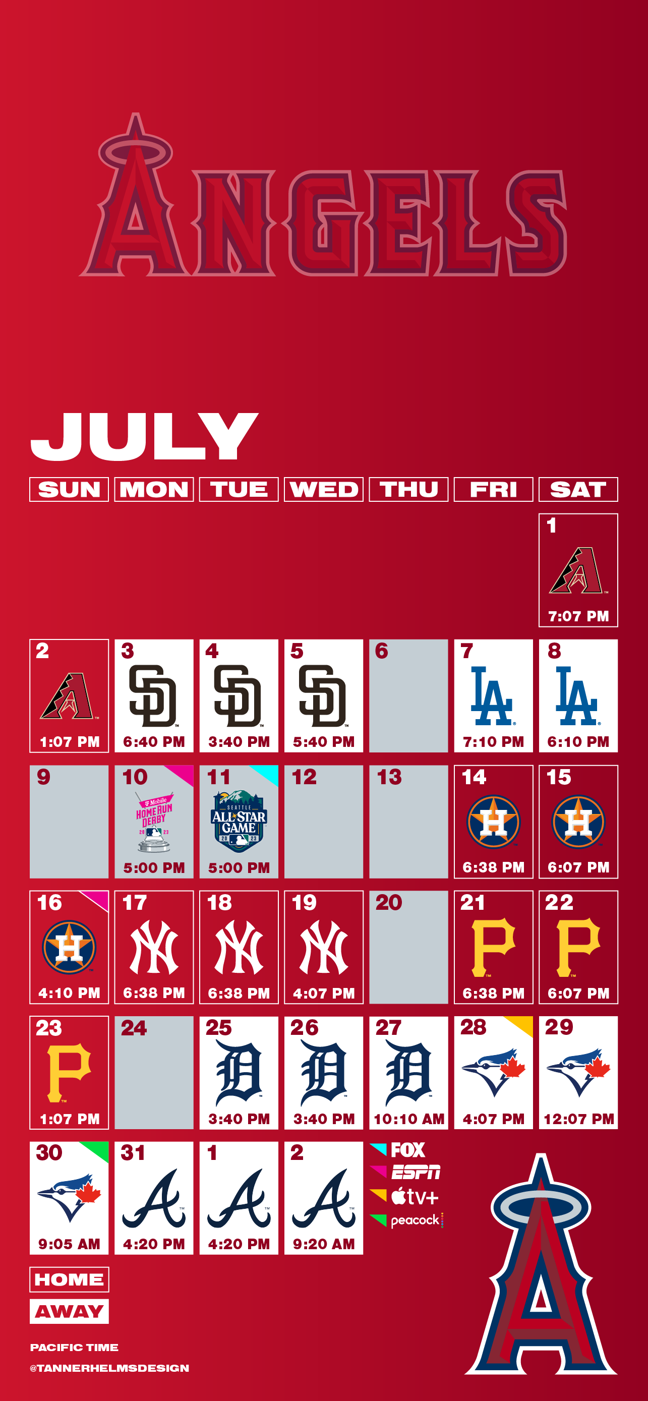 It’s almost time to update those schedule wallpapers for July! Enjoy!