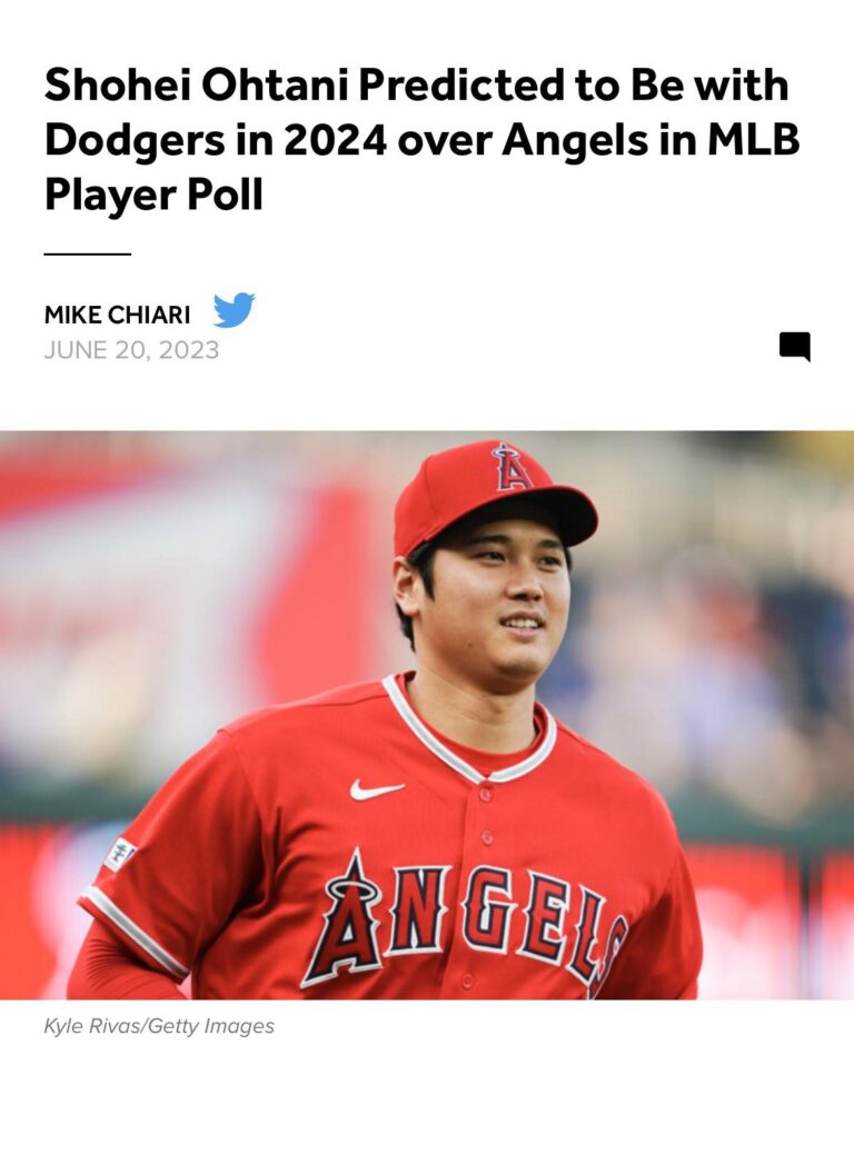 Cue the Ohtani to dodgers just in time for the freeway series