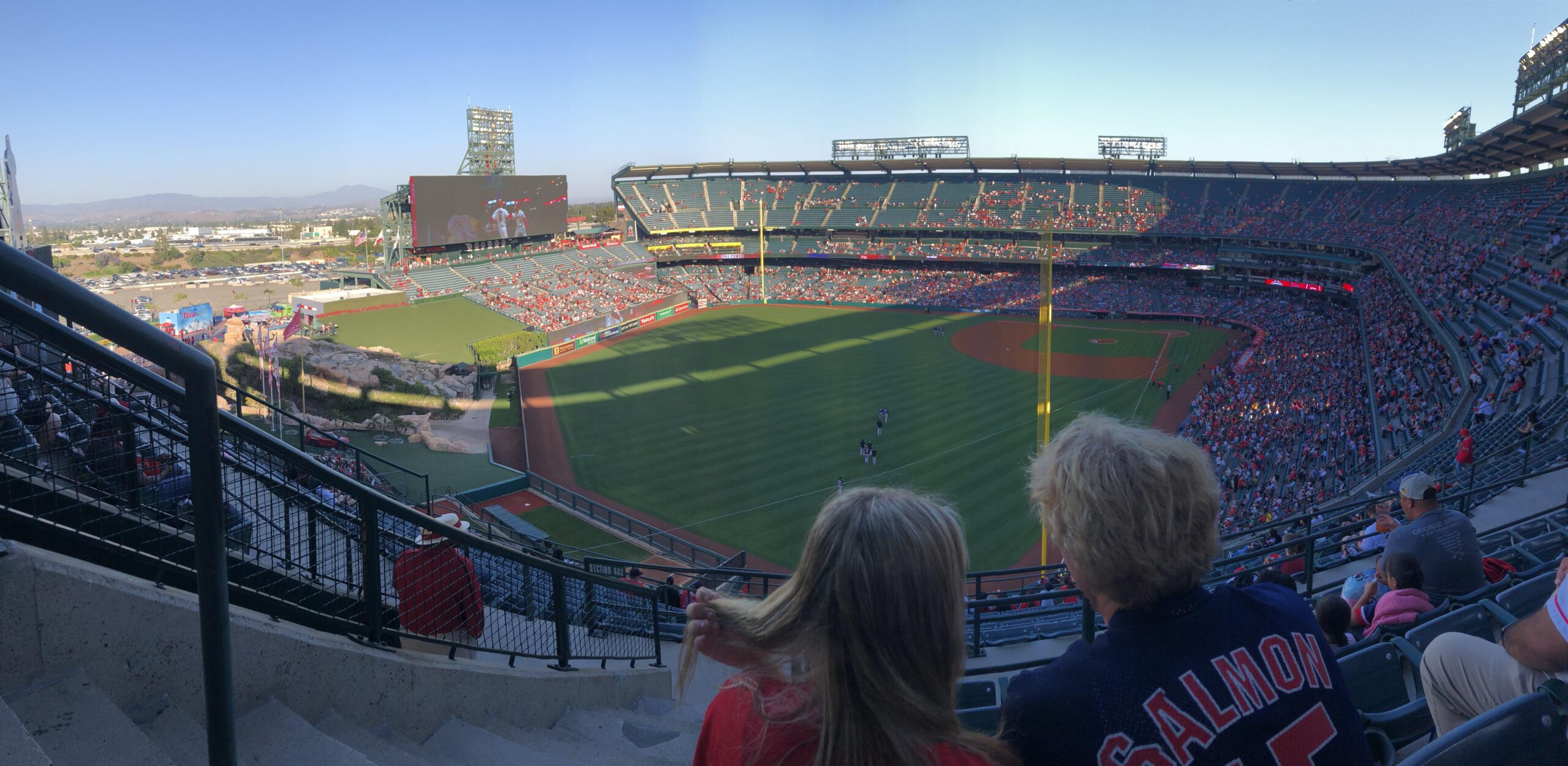 Took my niece and nephews to the Big A today, and of course they became Angel fans tonight!