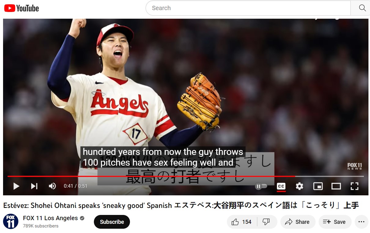 According to Estevez, Ohtani has “sneaky good” Spanish.