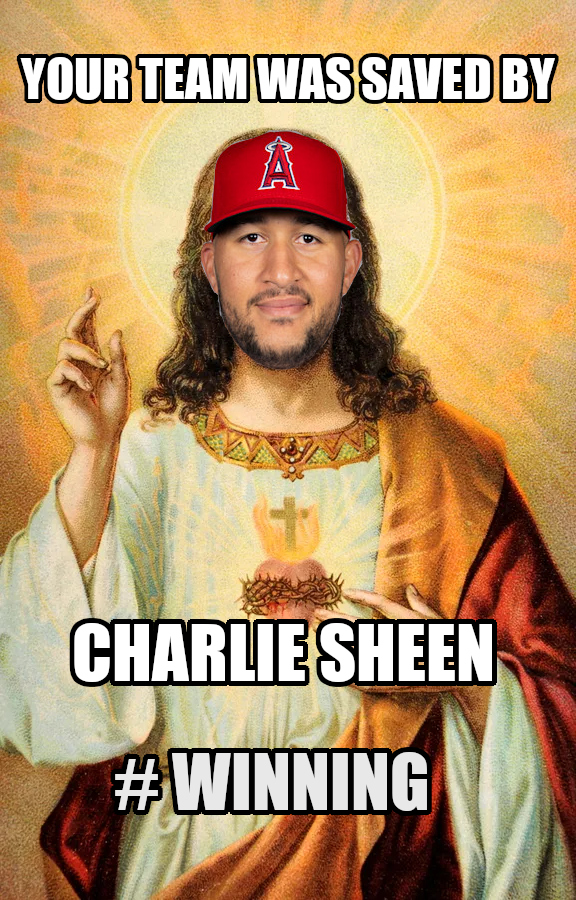 Charlie “Not an All Star” Sheen is 21 for 21 in save opportunities