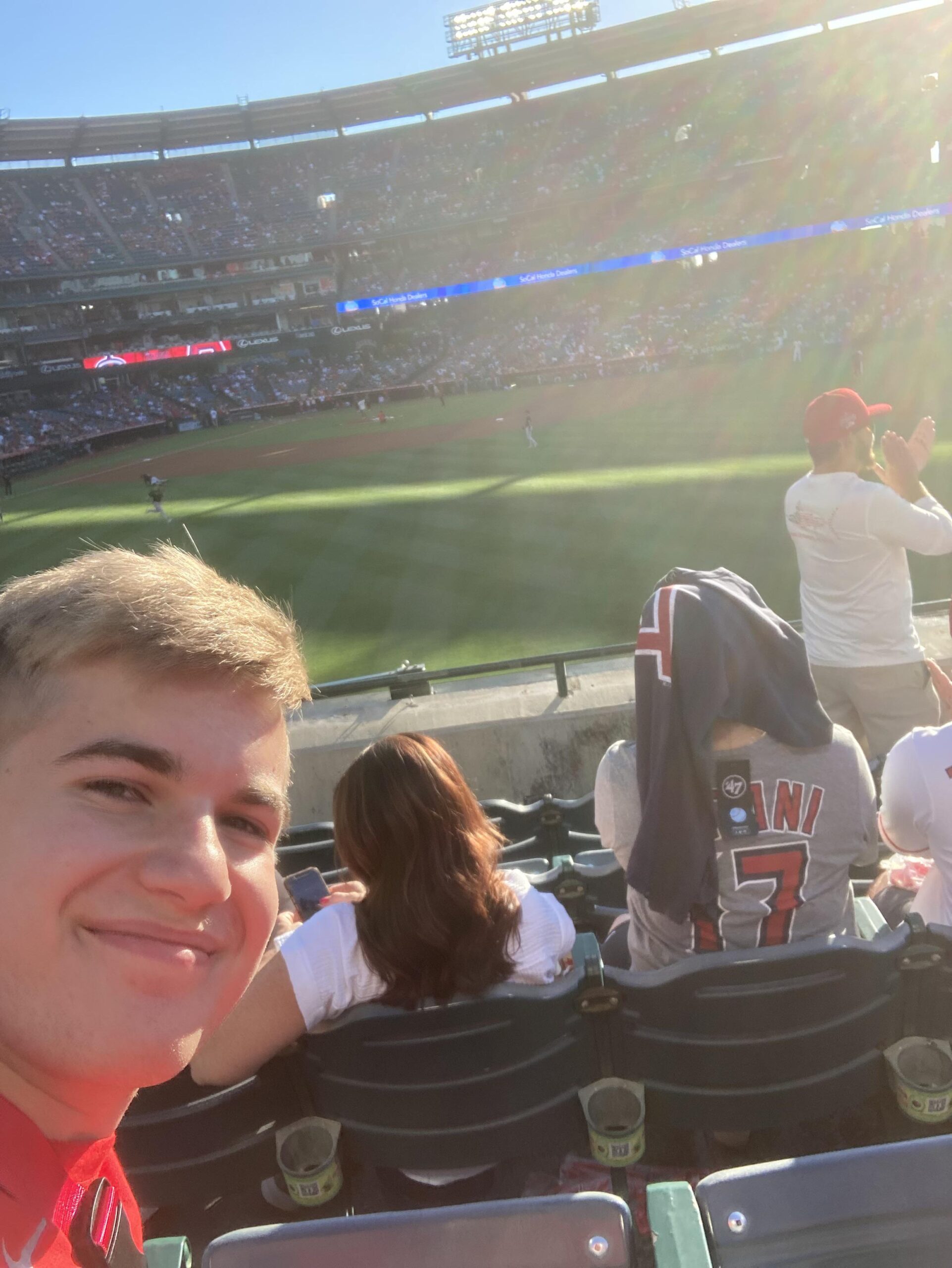 I got to see Ohtani for the first time for my 18th birthday! LTBU!