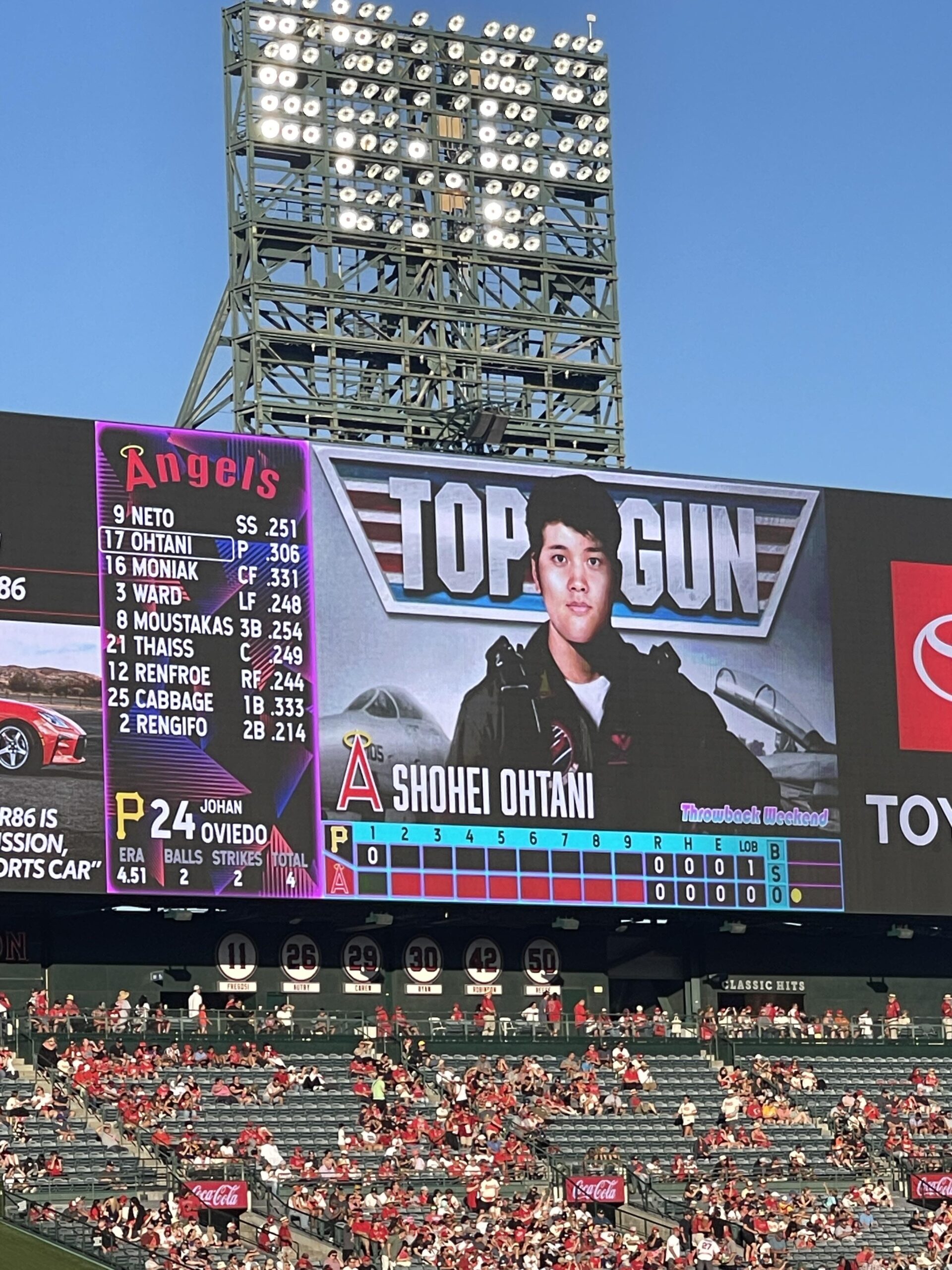 Throwback Ohtani: Top Gun style