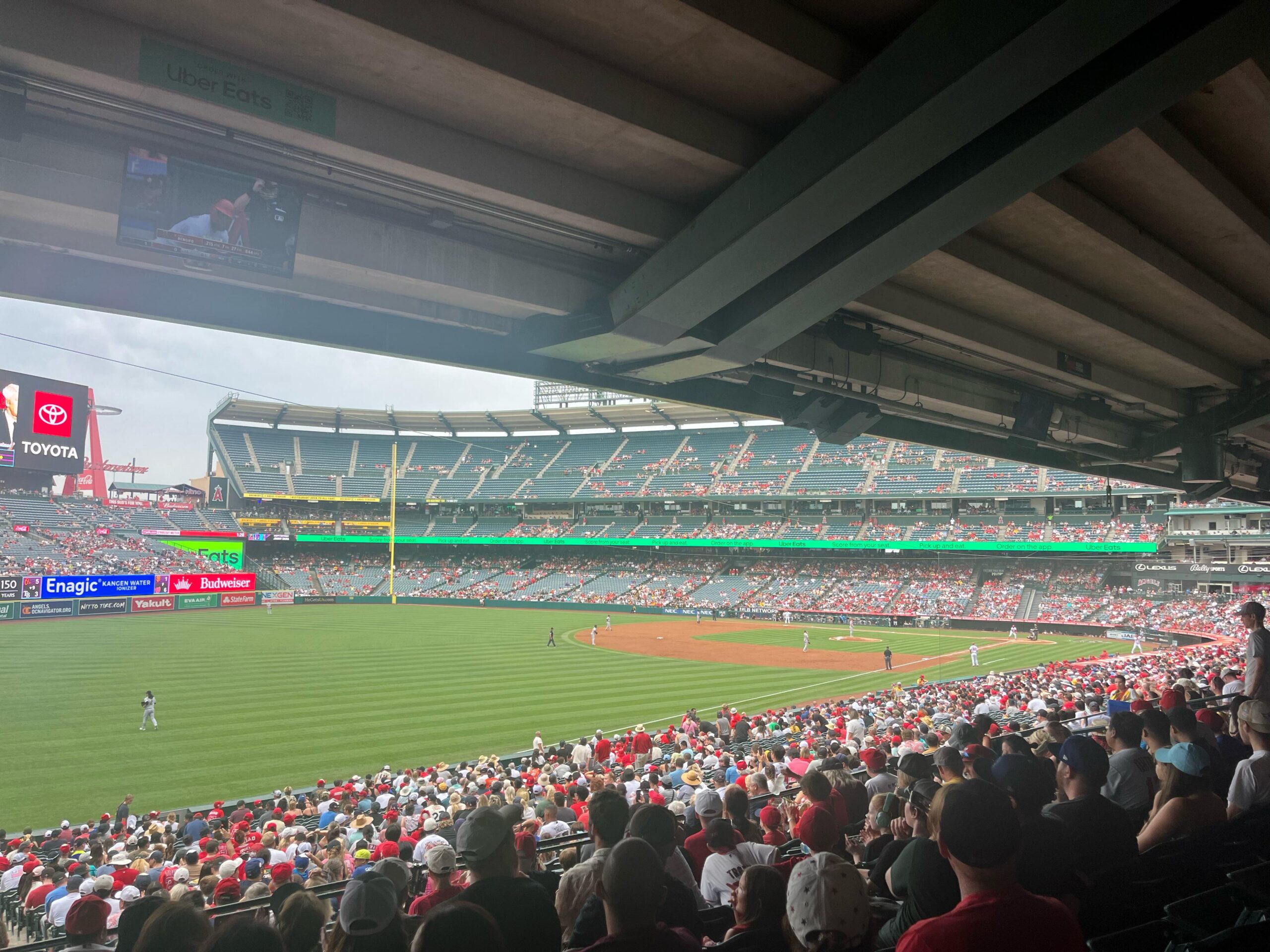 My 7th Angels game of the season! Seeing the Pirates again as I was here Friday and now I’m back today! Let’s win this series, go Halos!