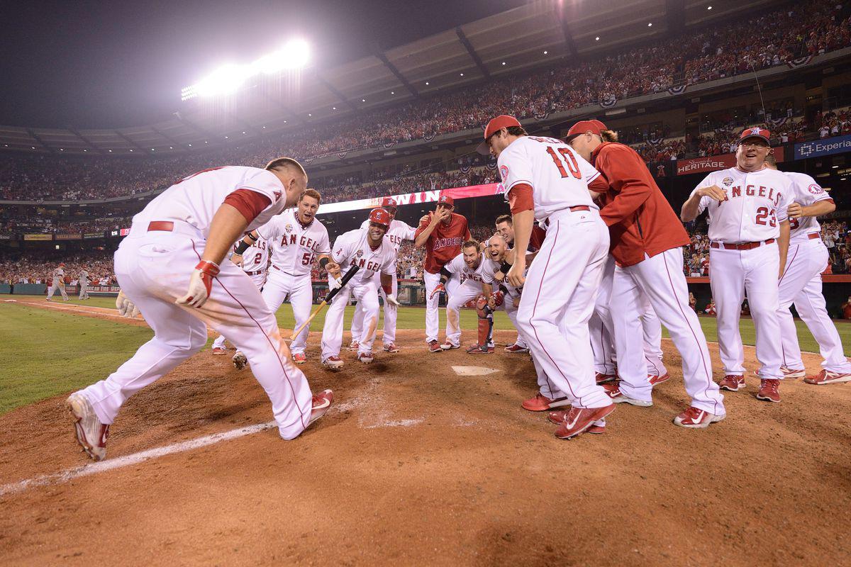 9 years ago today, Trout walked off the Astros. We haven’t had a night 4th of July game at home since