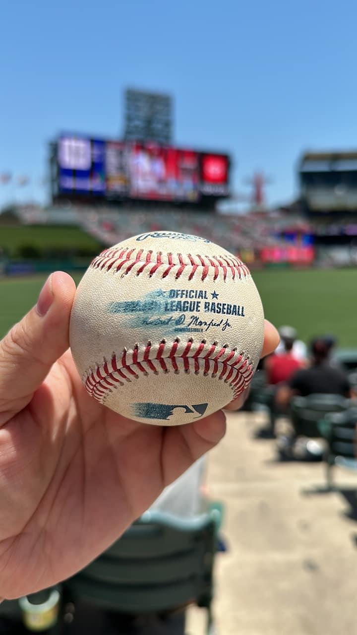 Caught an Ohtani Foul Ball