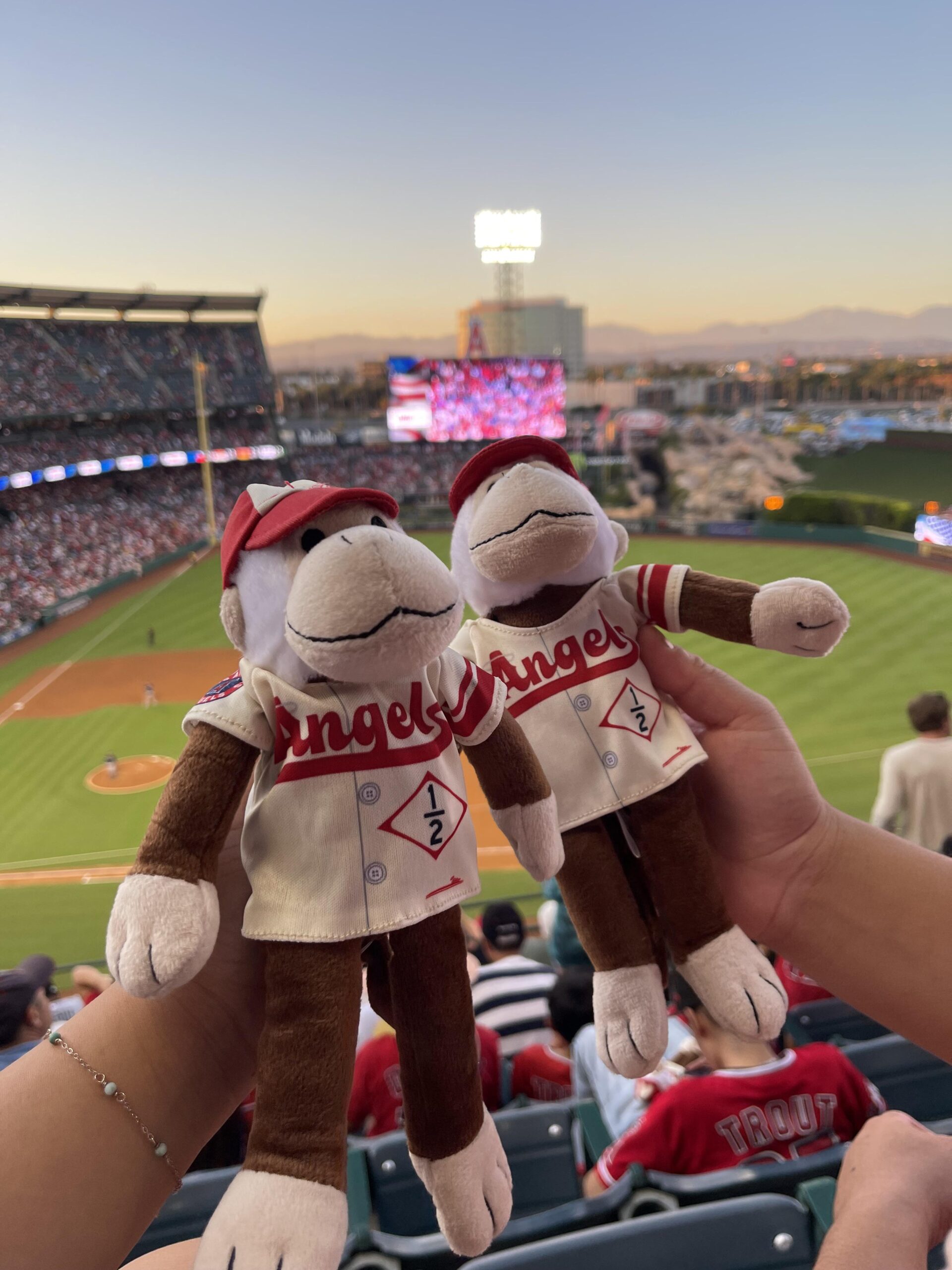 rally monkey night! let’s go angels