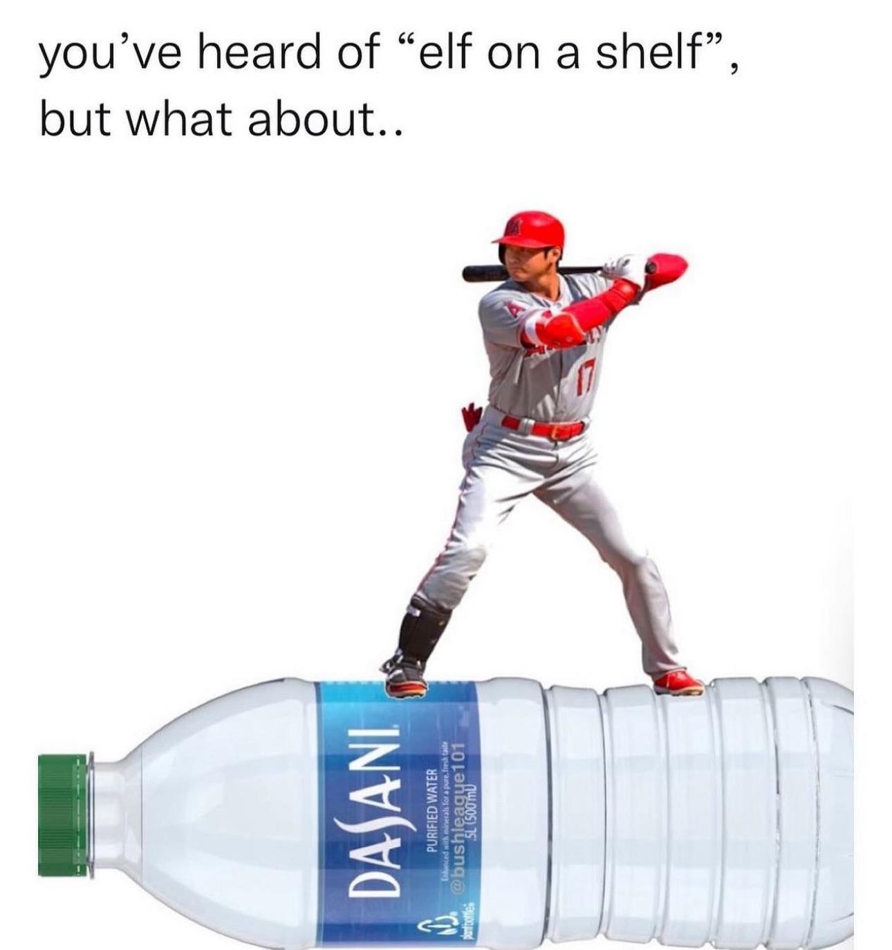 Ohtani on a Dasani?