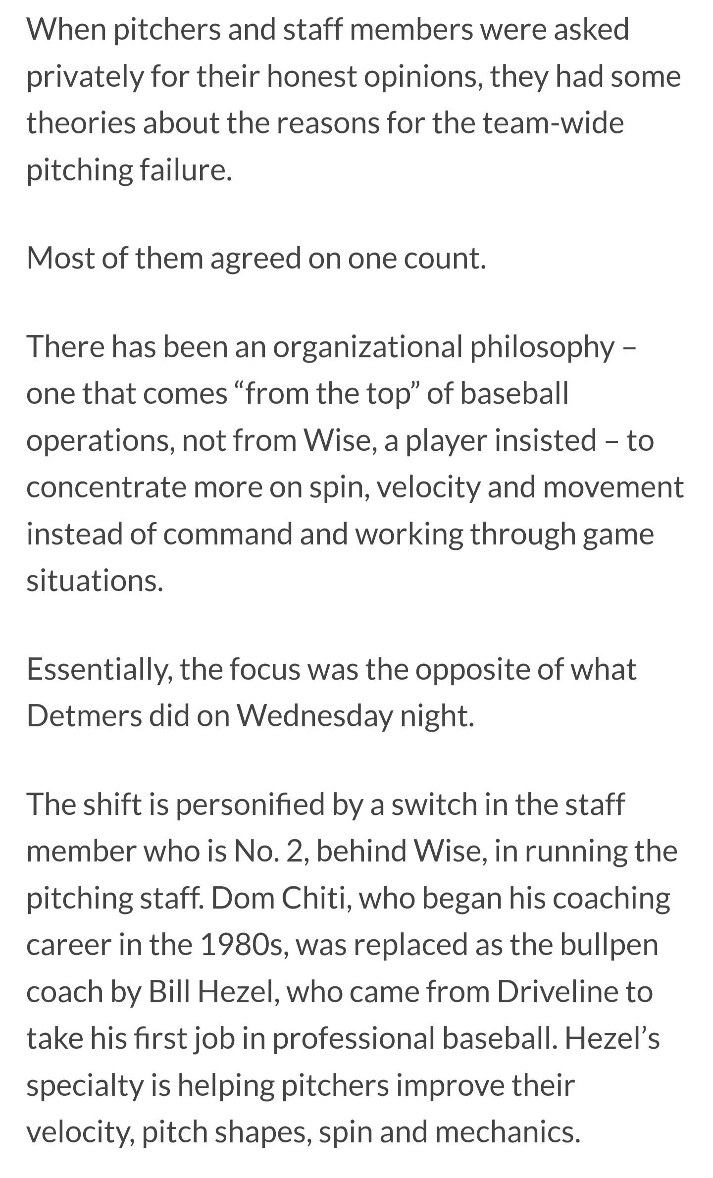 2nd installment of: “The greatest trick the devil (Perry Minasian) ever played, was convincing the world (Angels fans) that Arte is/was to blame for everything” – Jeff Fletcher’s piece on the 2023 pitching woes, “it wasn’t Arte, Perry loves to meddle & force 1 size fits all approaches