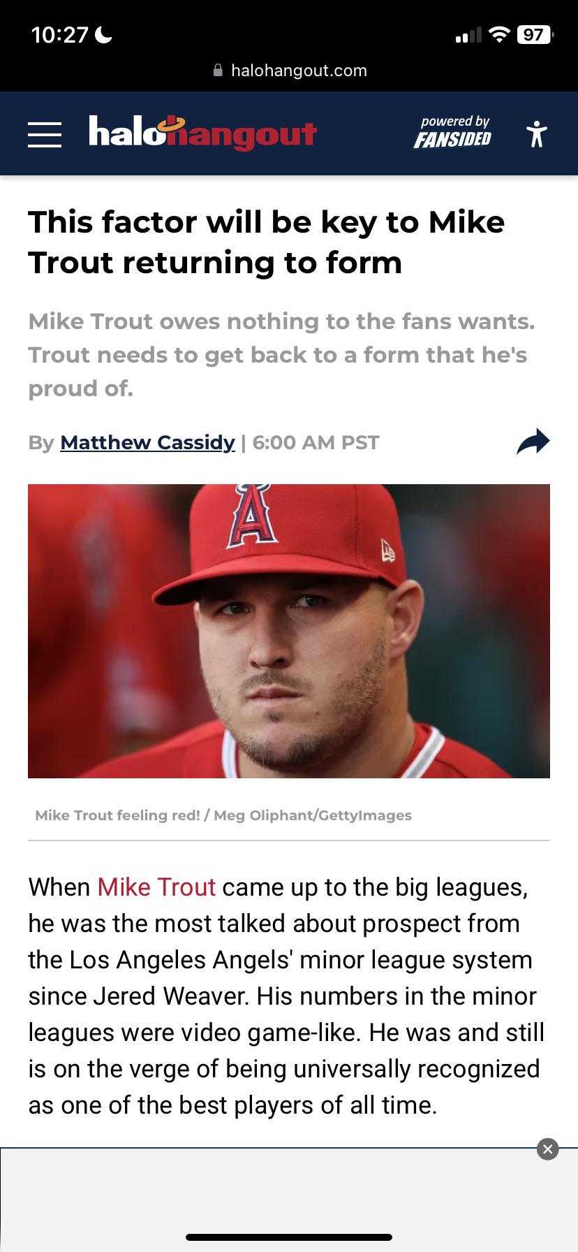 Let Mike Trout be Mike Trout