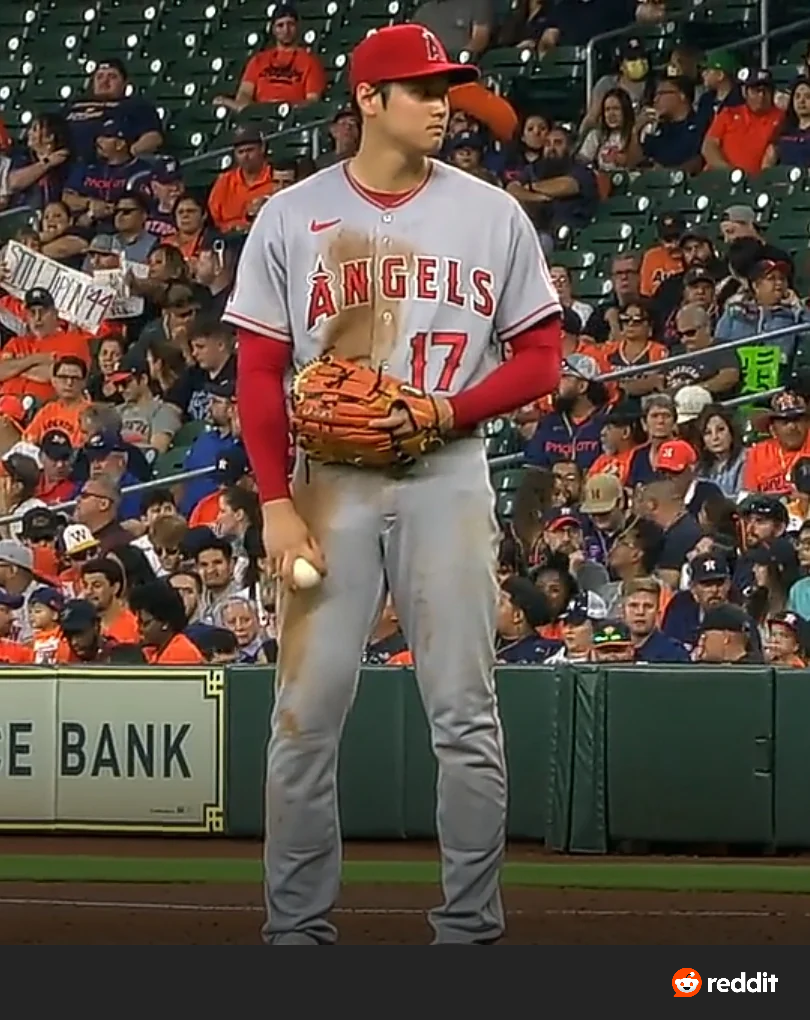 Until they have a photo of Ohtani pitching with a filthy uniform in the bottom of the first inning after hitting, stealing and scoring, they don’t fully have Ohtani