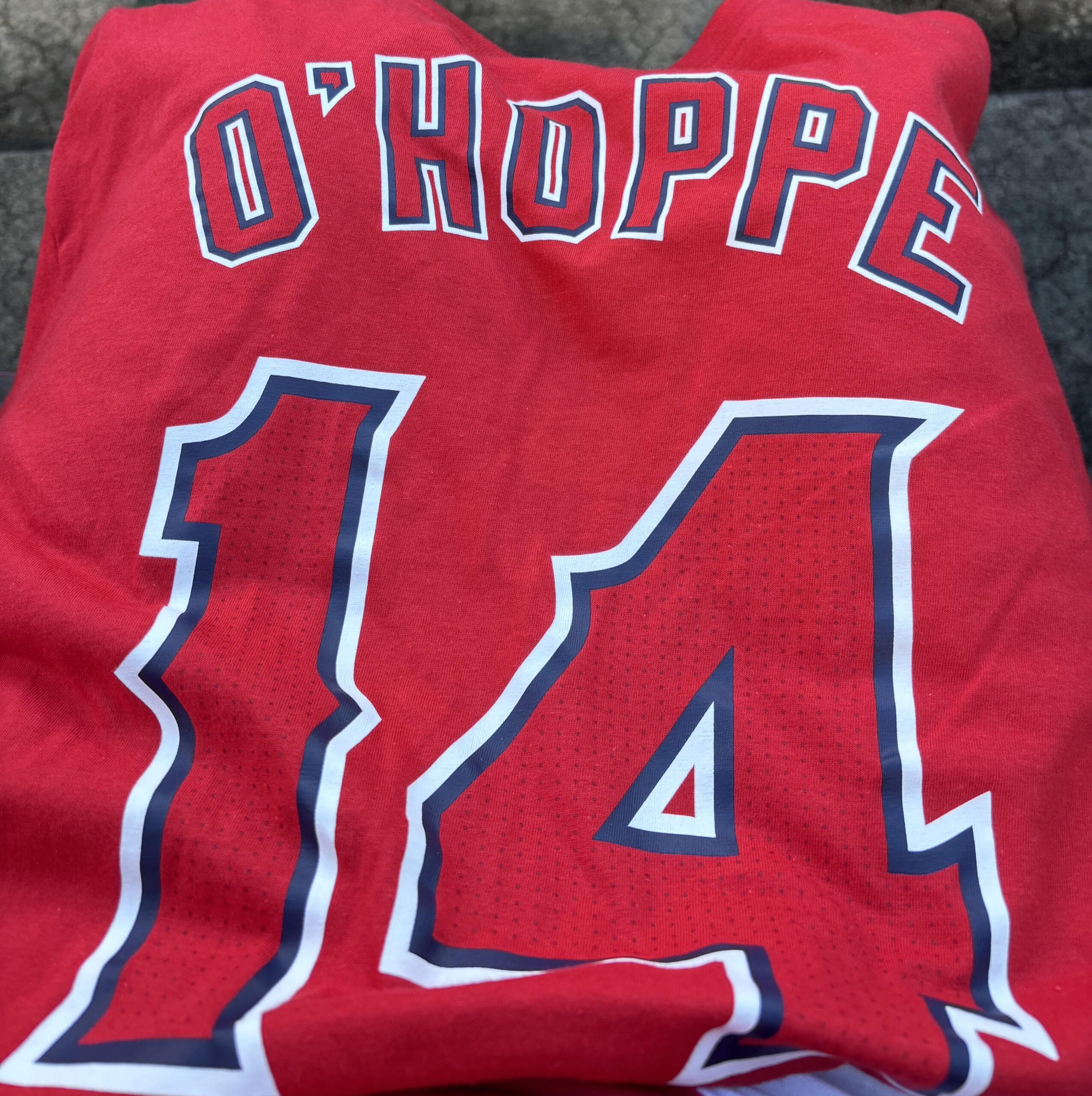 O’Hoppe t-shirt at team store