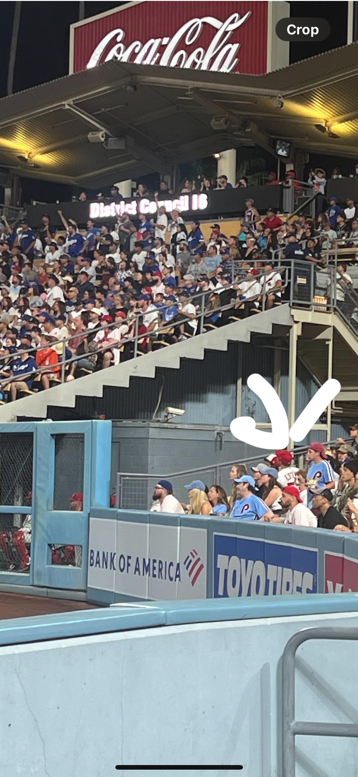 Halos fan at Dodger Stadium