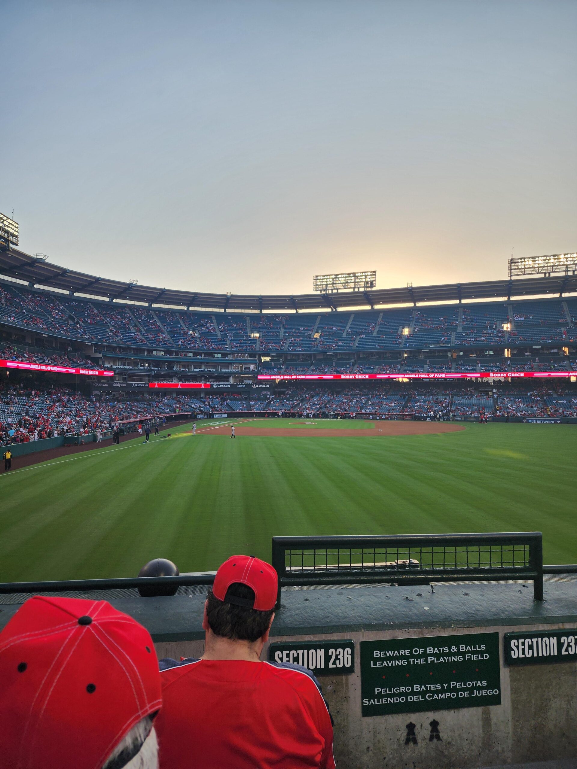 Checking in From Right field