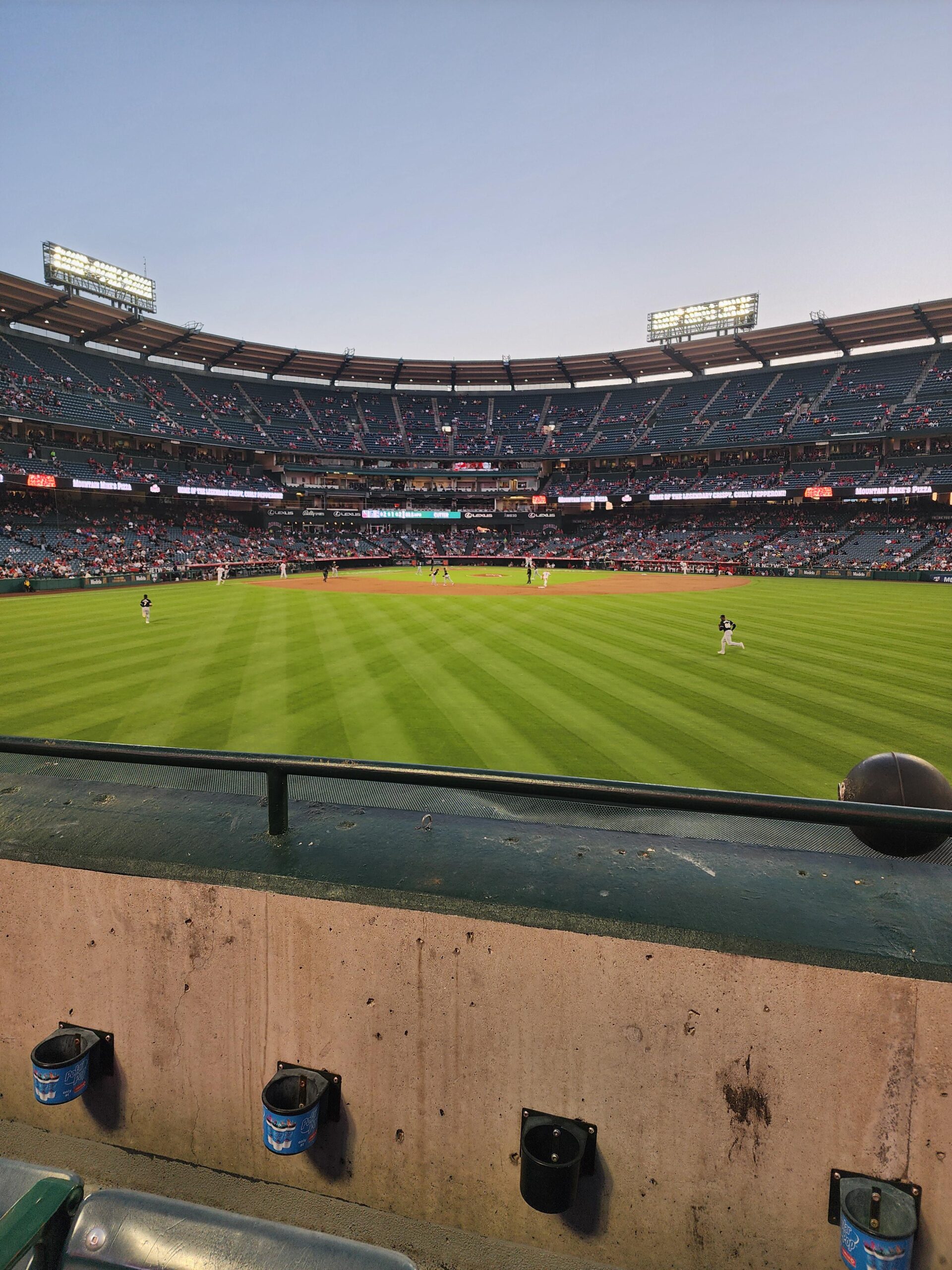 Checking in from right-center field. GO HALOS!