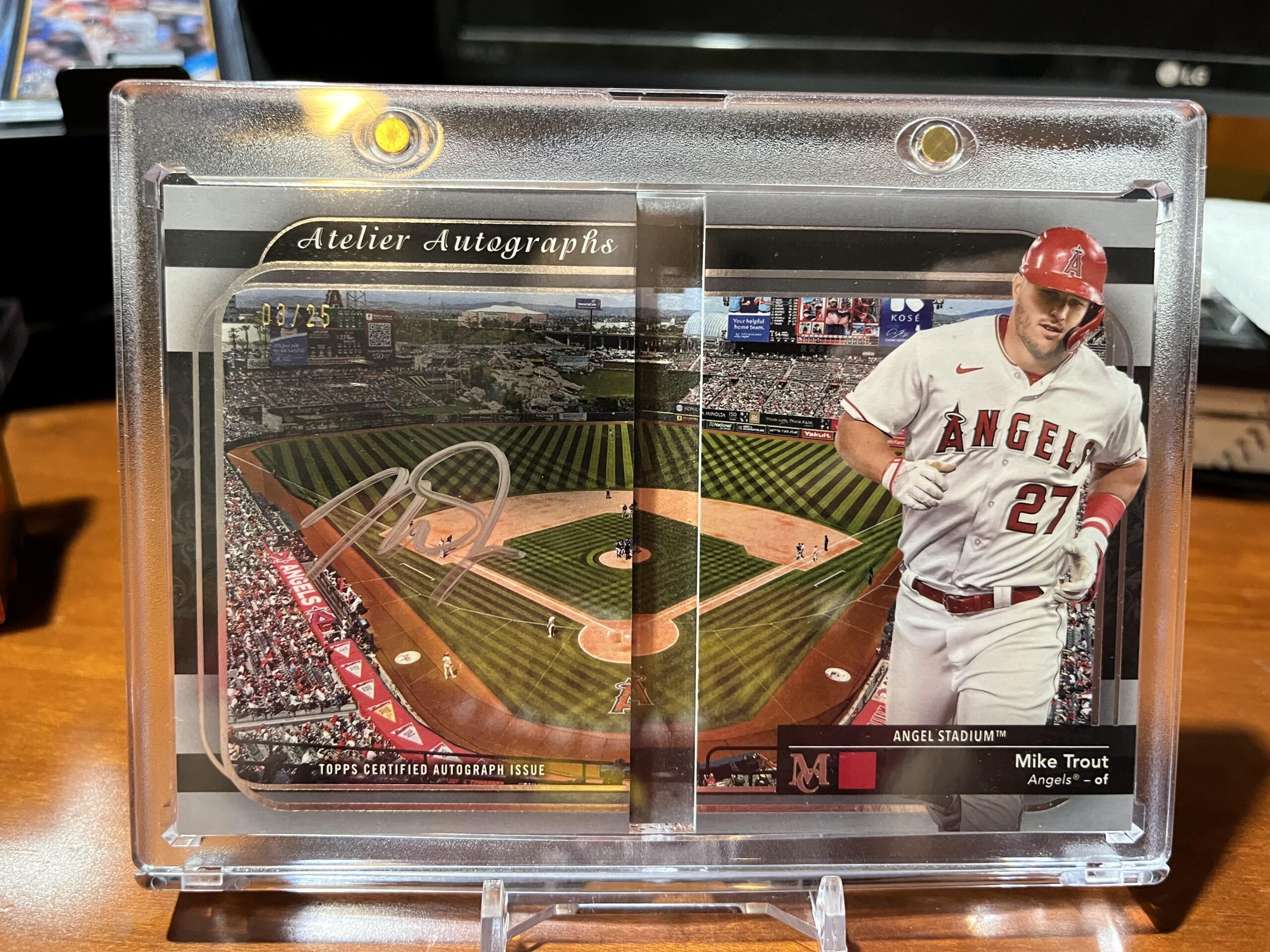 Mike Trout and Angel Stadium