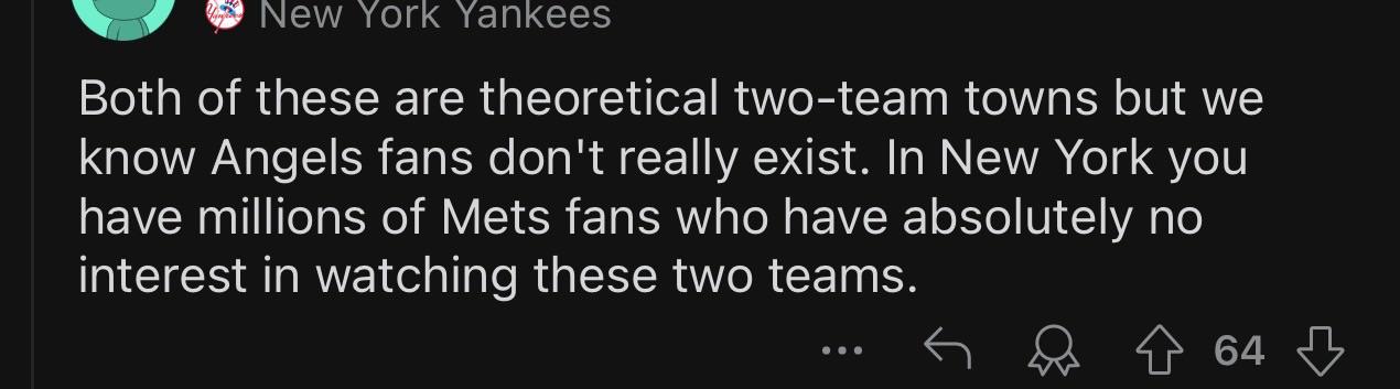 Like always r/baseball is full of people who don’t know what they are talking about 💀