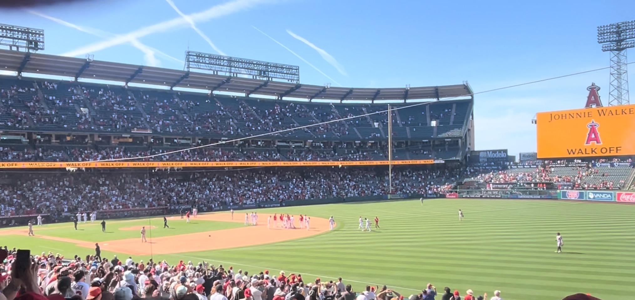 I have never seen the Angels pull off a 9th inning comeback in person like the one I saw today!! What an unforgettable experience!! Go Angels!!
