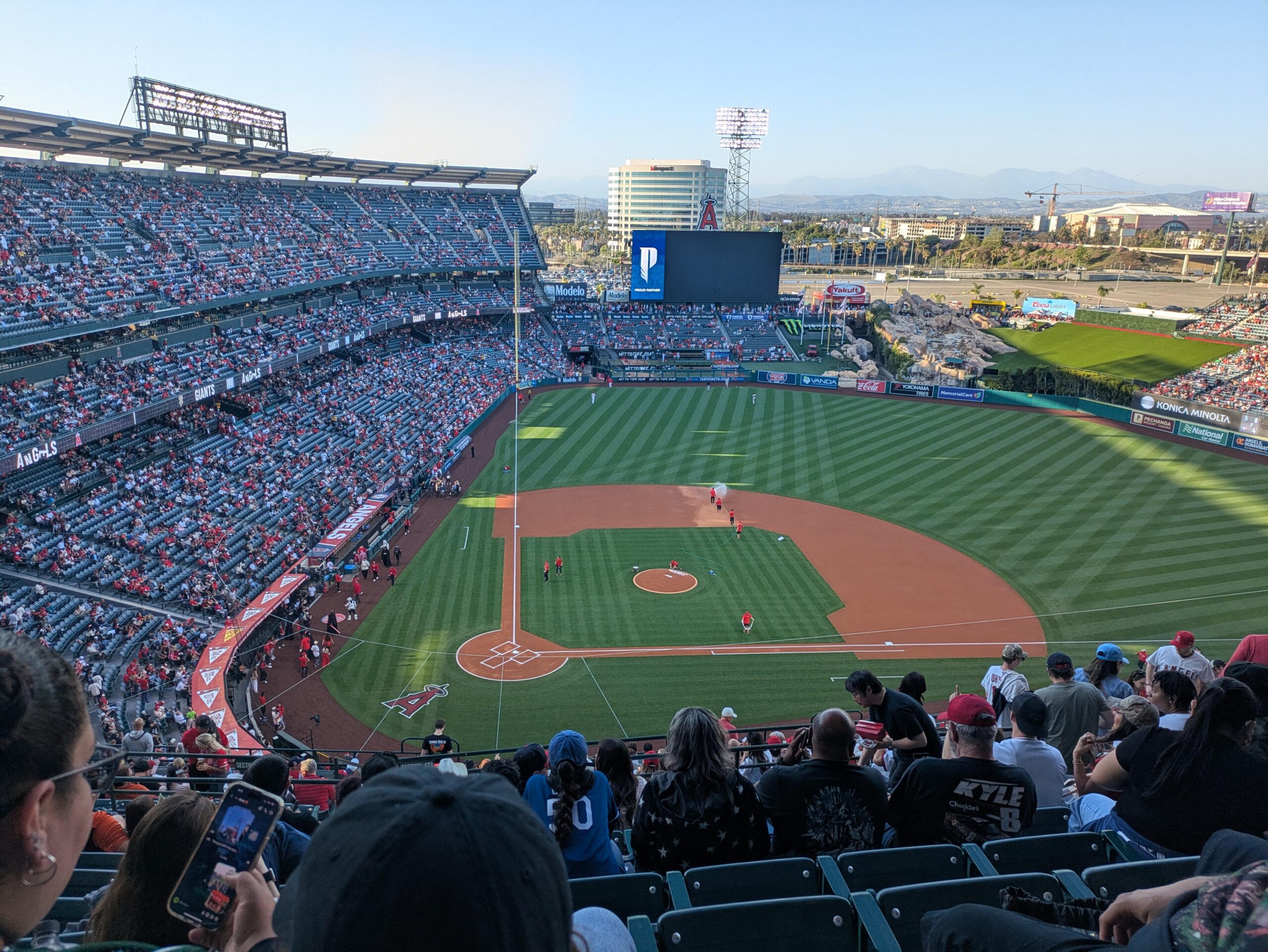 Perfect weather for the game tonight