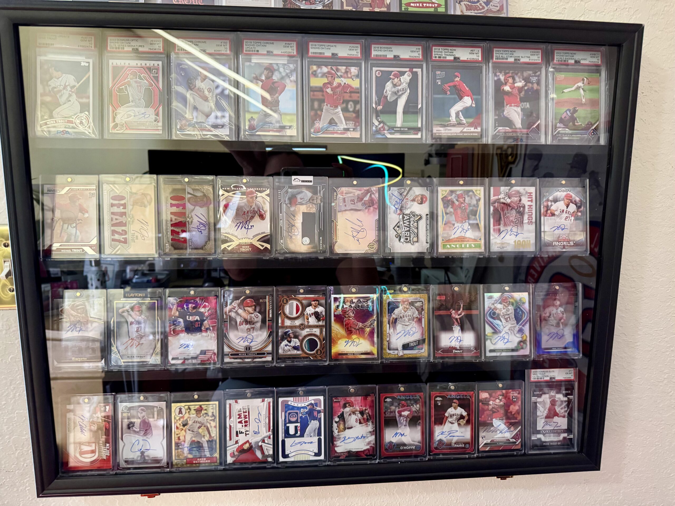 Finally did it: I have a Mike Trout licensed, on-card auto for each year he has played MLB