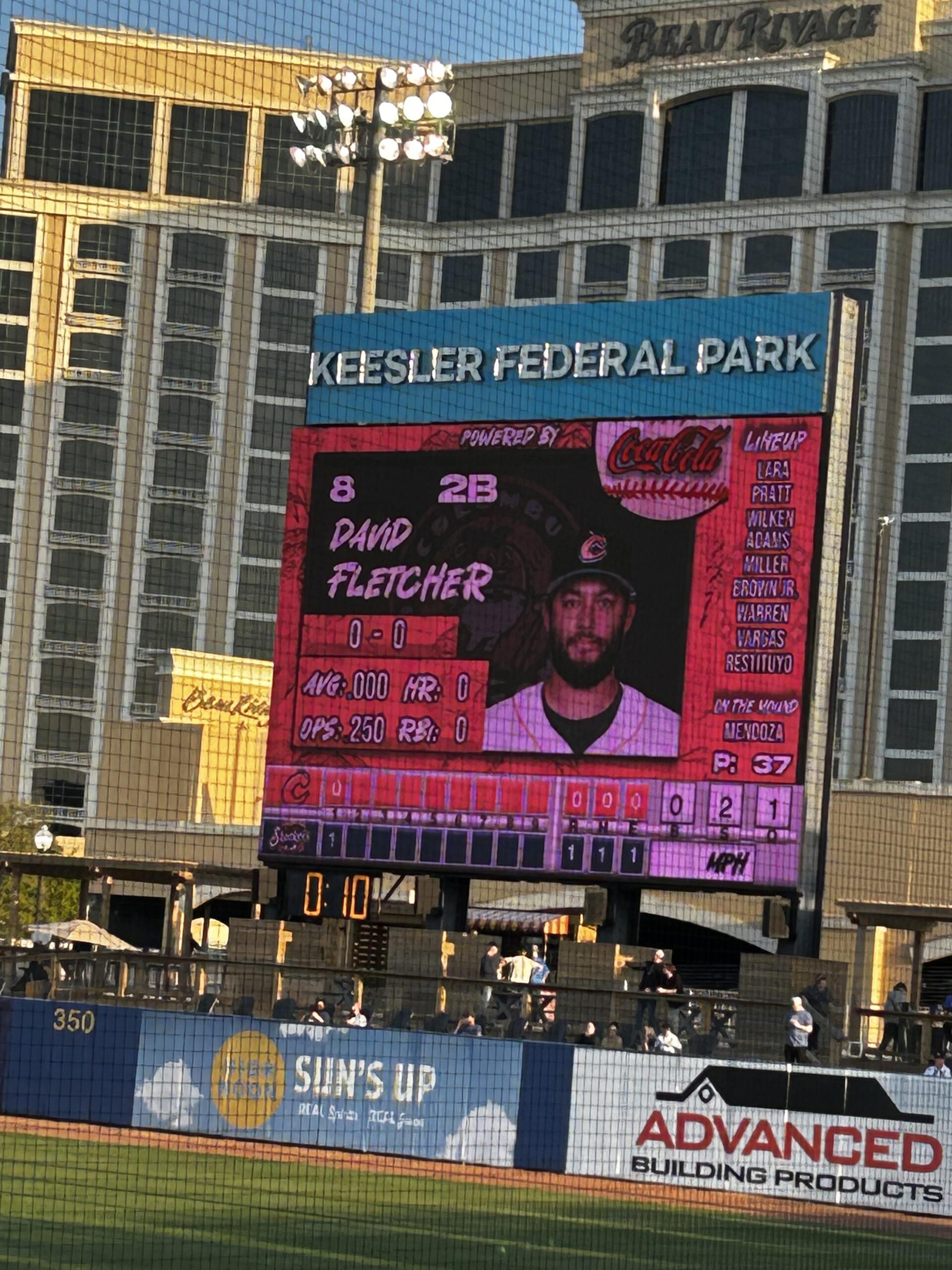 Saw an old friend playing down in Biloxi