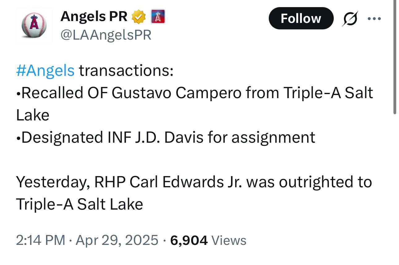 Some more roster moves today