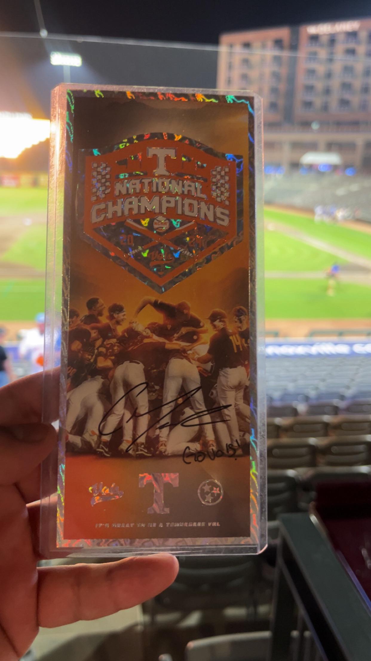 Look what I just got signed