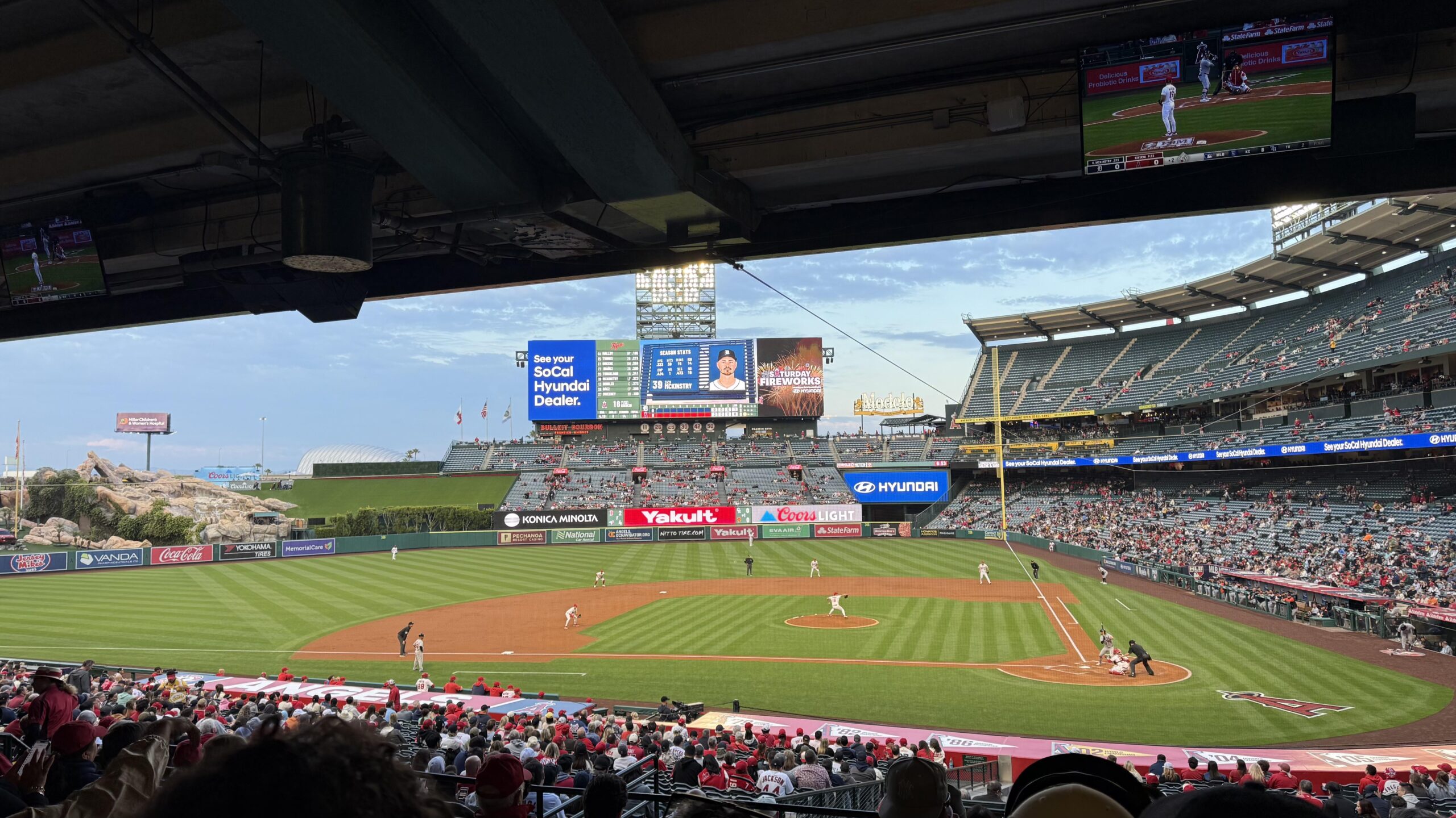 for 7 innings it was a great time! Thanks to everyone who encouraged me to go~