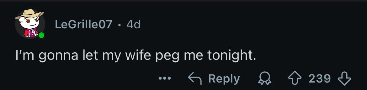 We’ve been on a win streak ever since this comment