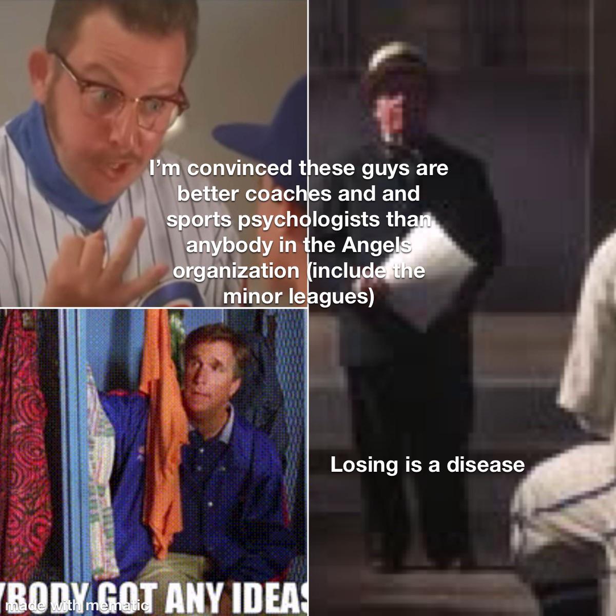 We might have the worst hitting and pitching instructors in baseball