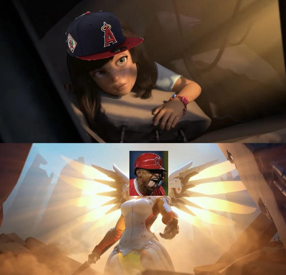 An Angels player named Christian delivered us a walk off?