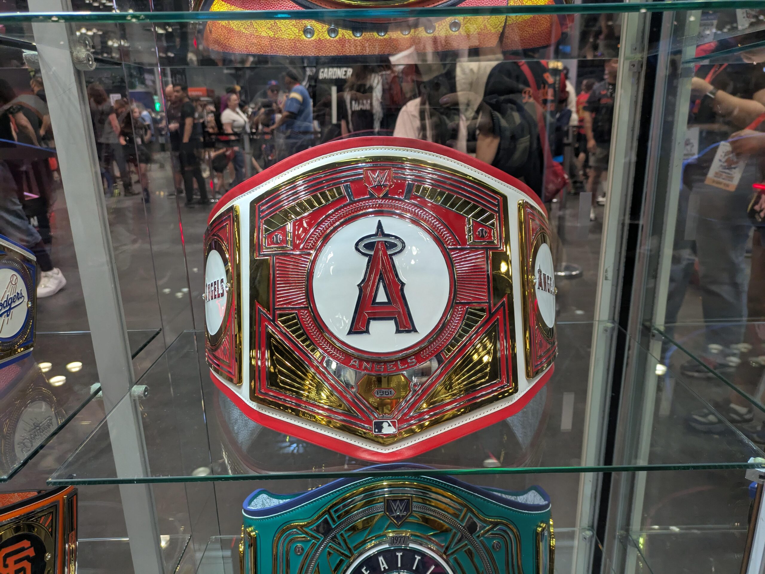 WWE belt at Fanatics Fest
