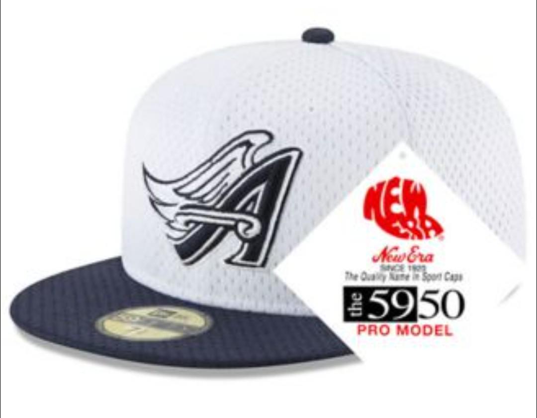 Can anyone tell me when/if the Anaheim Angels wore these batting practice hats?