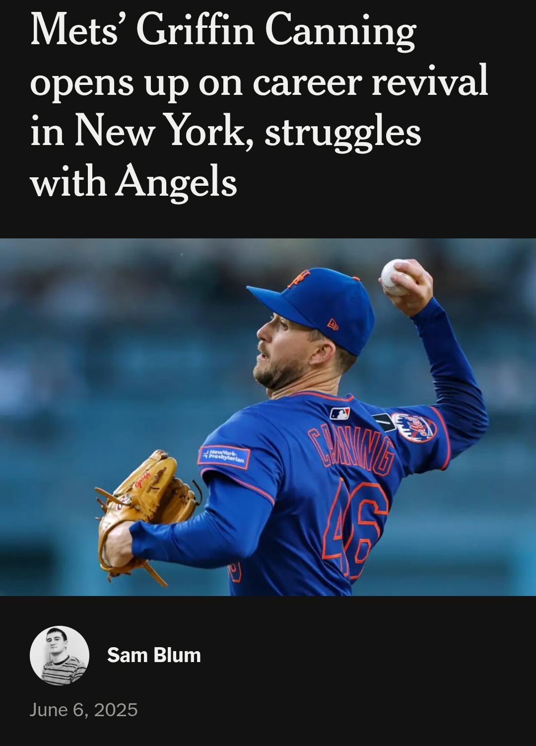Wet dream of an article for Sam Blum.