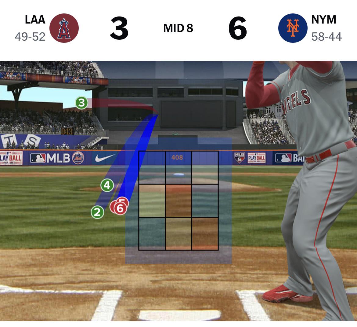 Rengifo with a 7 ball strikeout