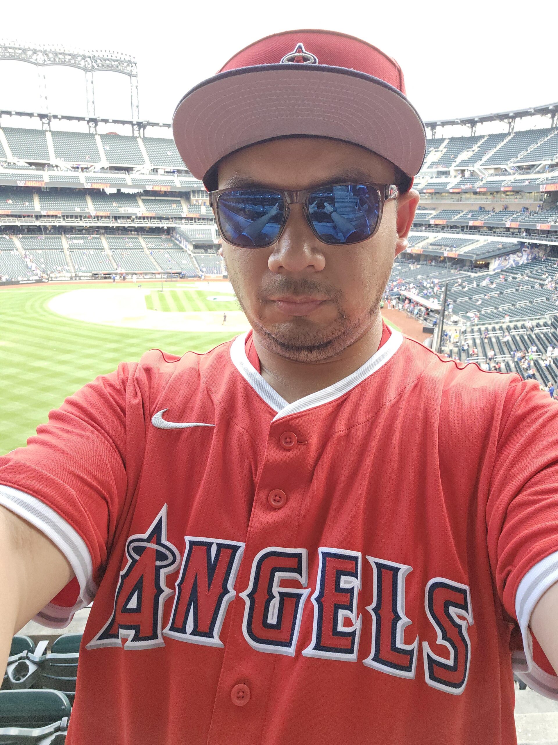 Checking in from Citi Field for some Angels baseball. Time to light that baby up! Go Halos!