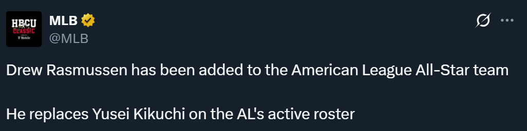 i guess we don’t have an all star representative?