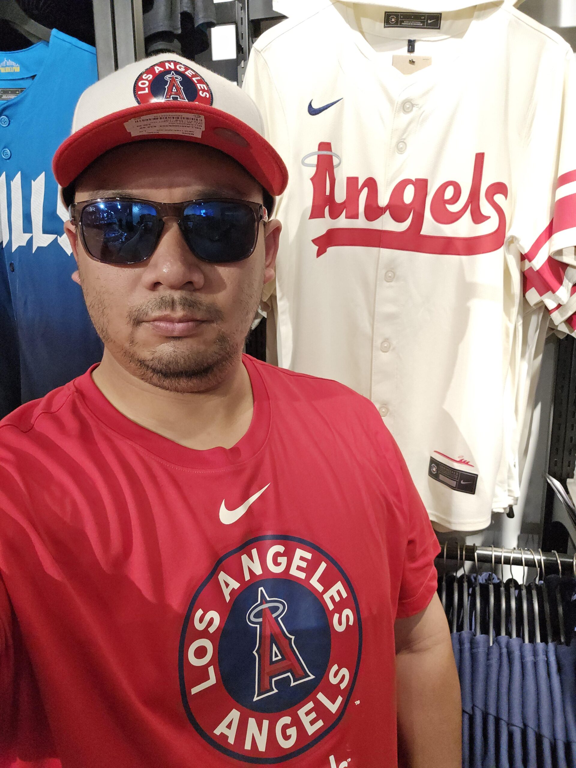 Checking in from the MLB shop in New York. Looking forward to lighting up the Mets at Citi Field tonight. Hope to see some fellow Angels fans at the ballpark. Go Halos!