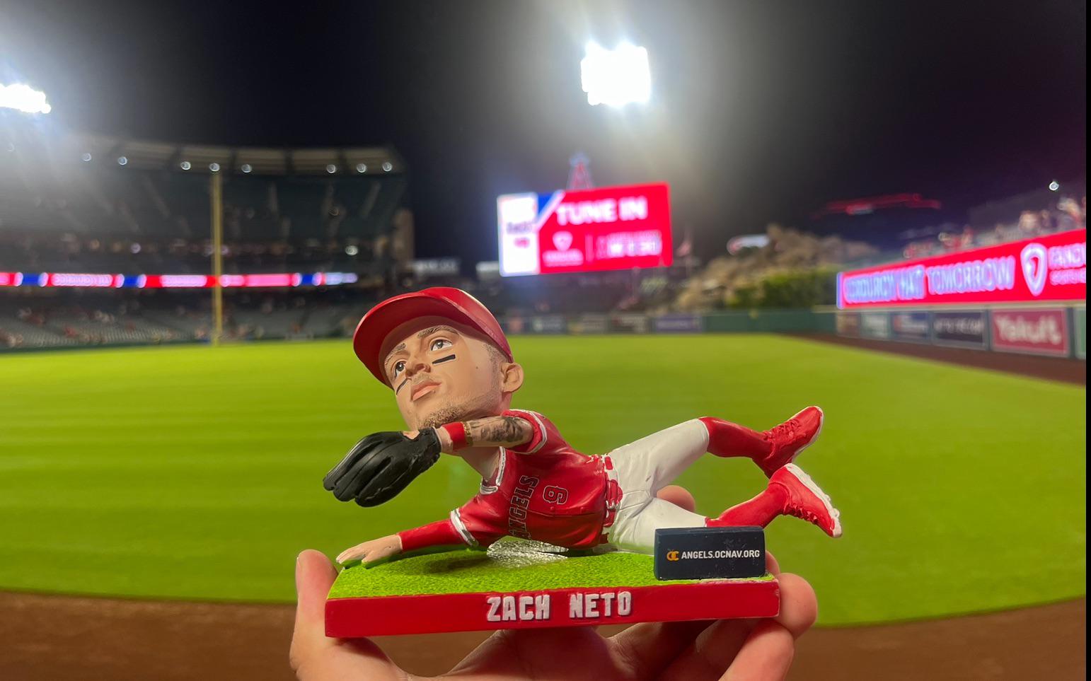 Neto walks it off on his bobblehead night!! What a special game to be at!! Go Angels!!