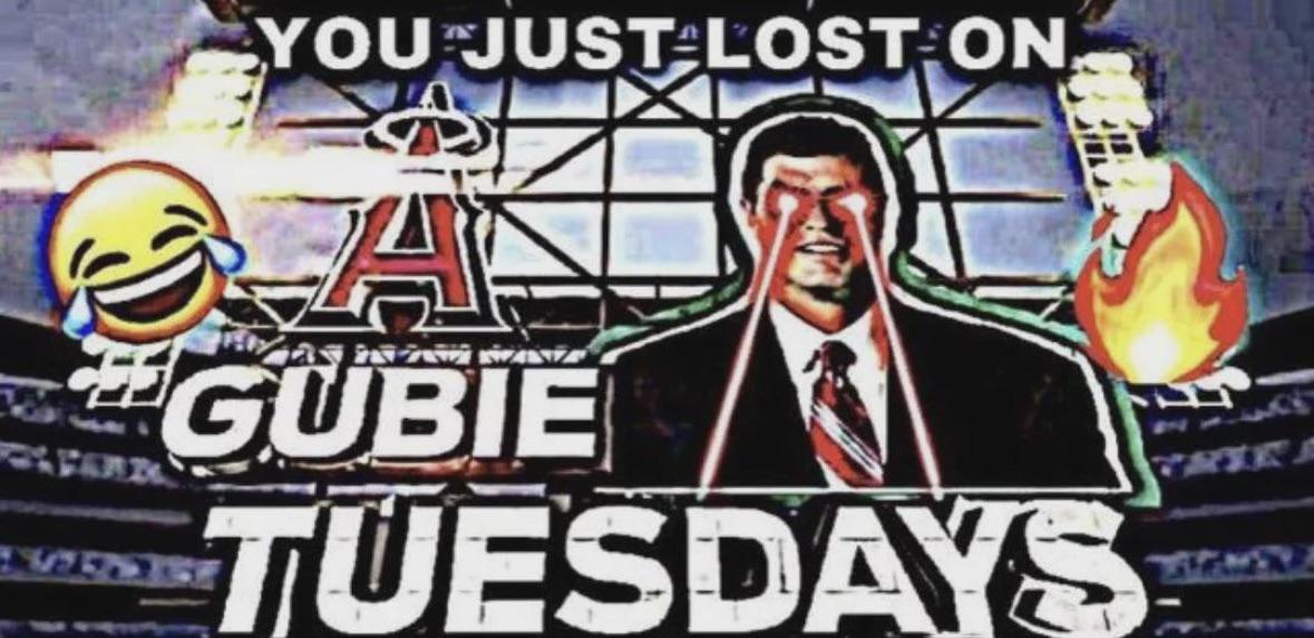 Atlanta fell victim to one of the classic blunders! The most famous of which is “never get involved in a land war in Asia” only slightly less well known is this “never go in against the Anaheim Angels when it’s Gubie Tuesday!”