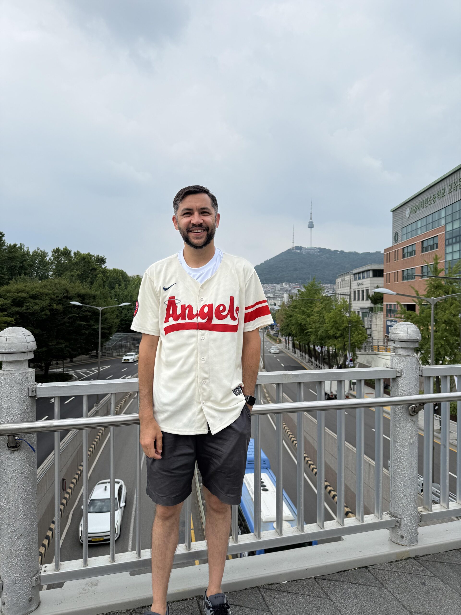 Brought the Trout jersey to Korea