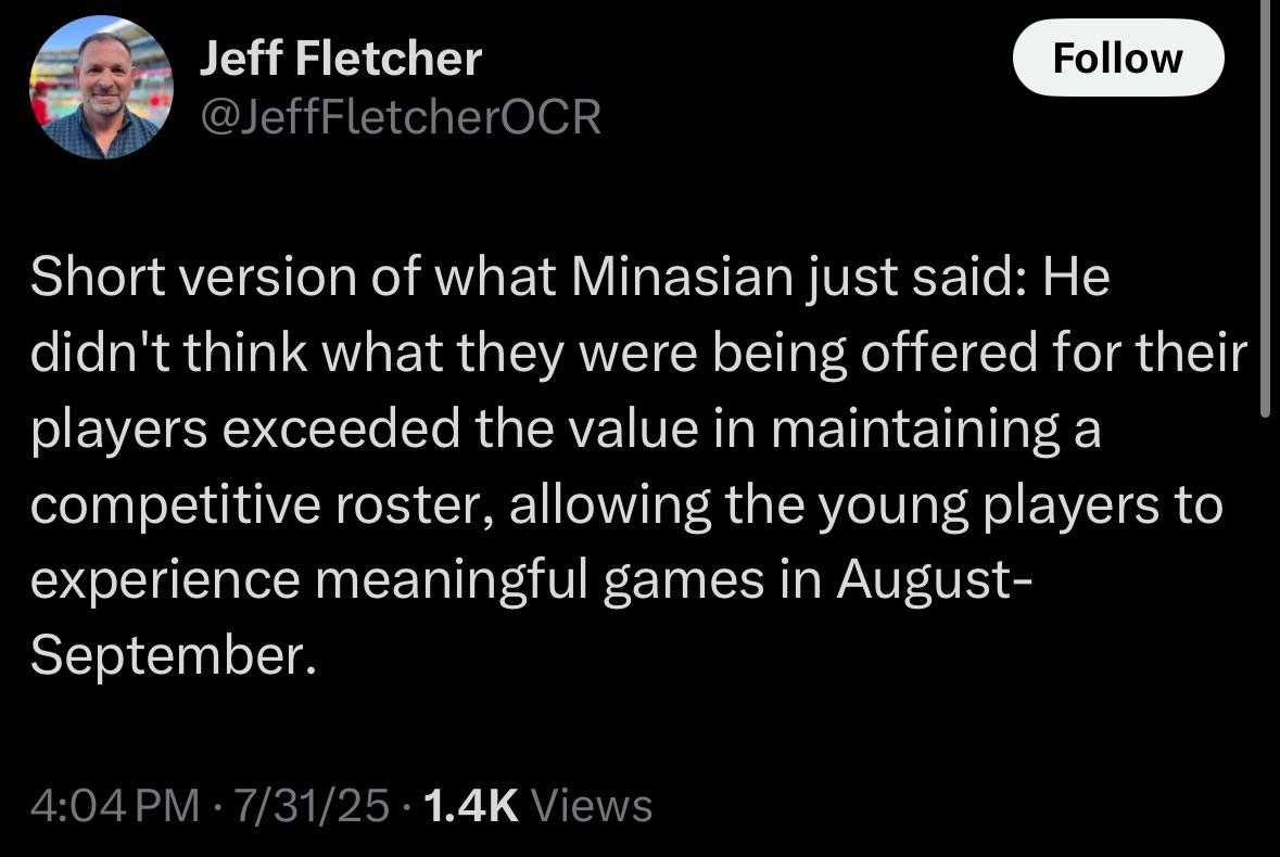Surprise! Perry didn’t think the offers were good enough