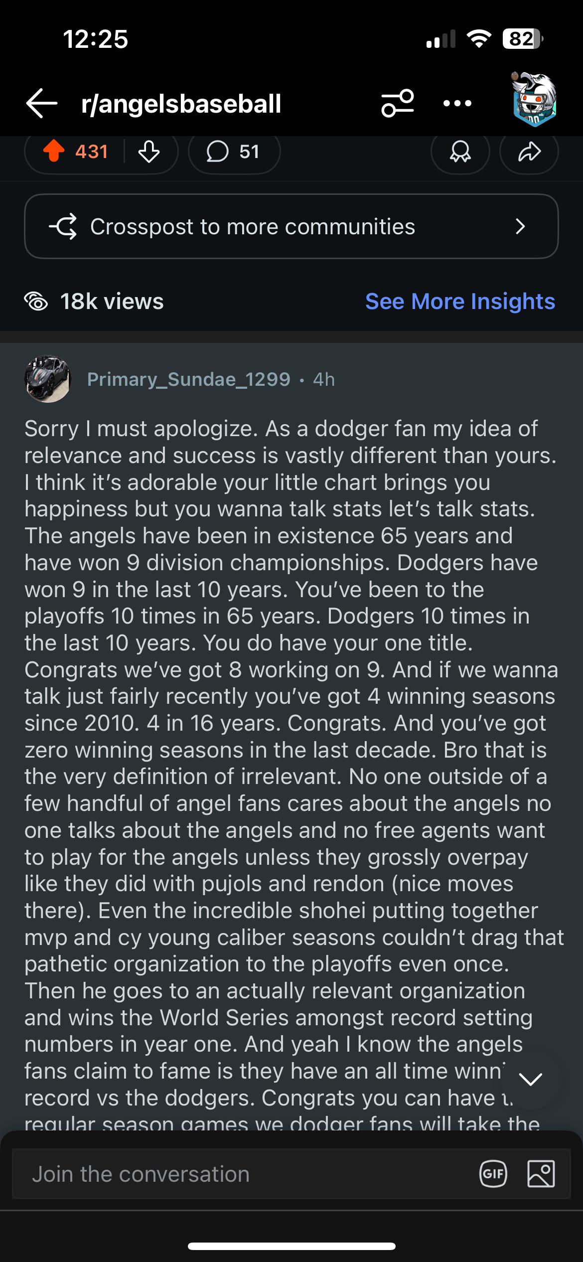 Why are dodger fans so obsessed with us ?