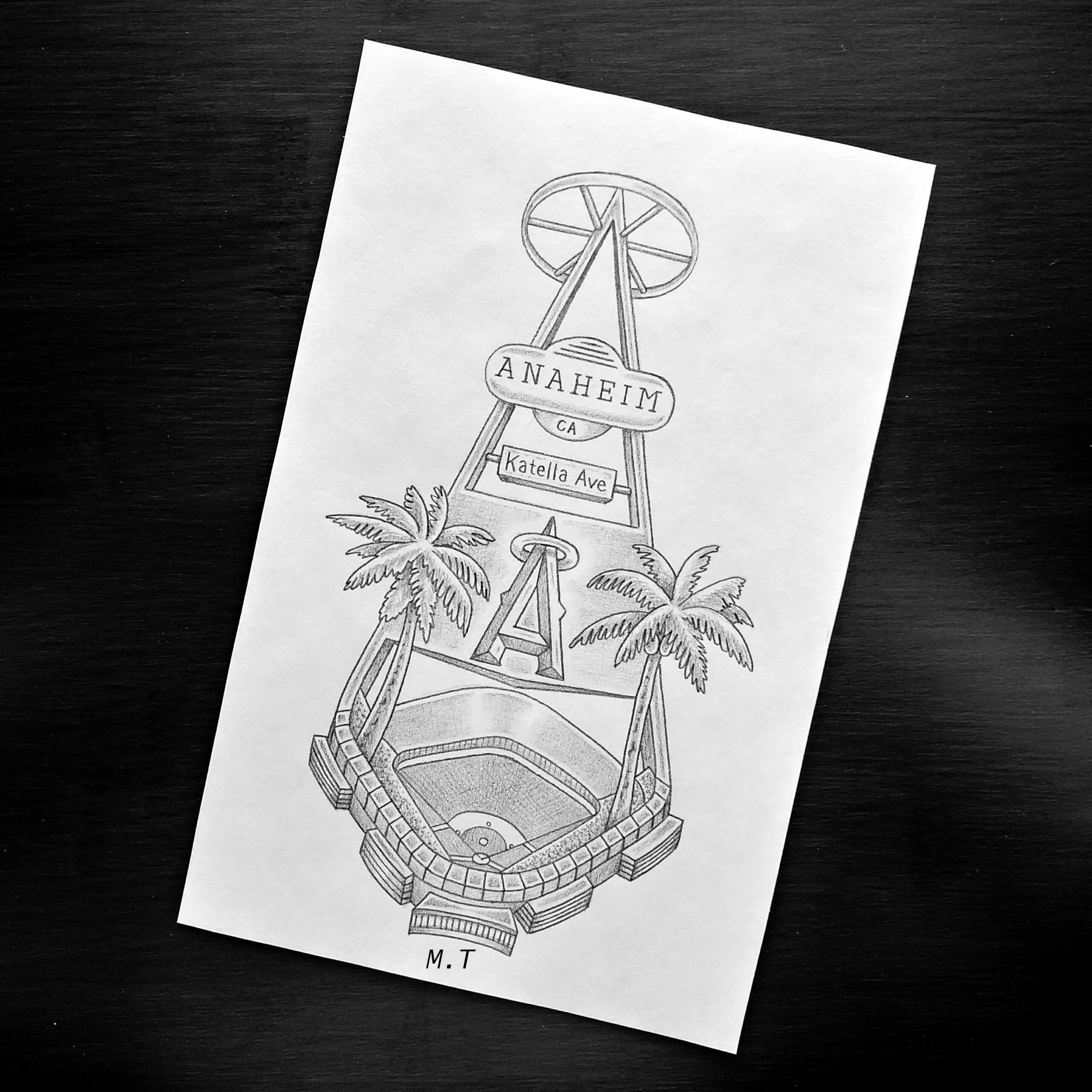 The Big A tattoo design I made