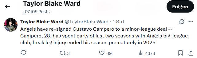 [Ward] Angels have re-signed Gustavo Campero to a minor-league deal.