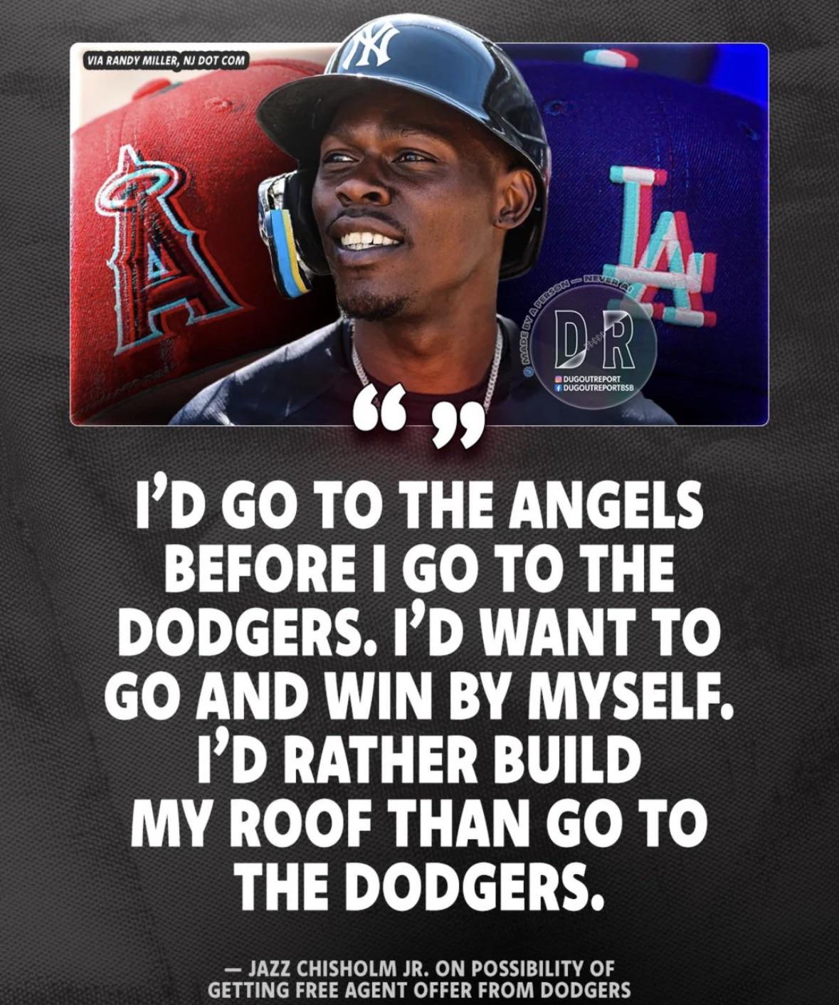 Who wants to tell him?