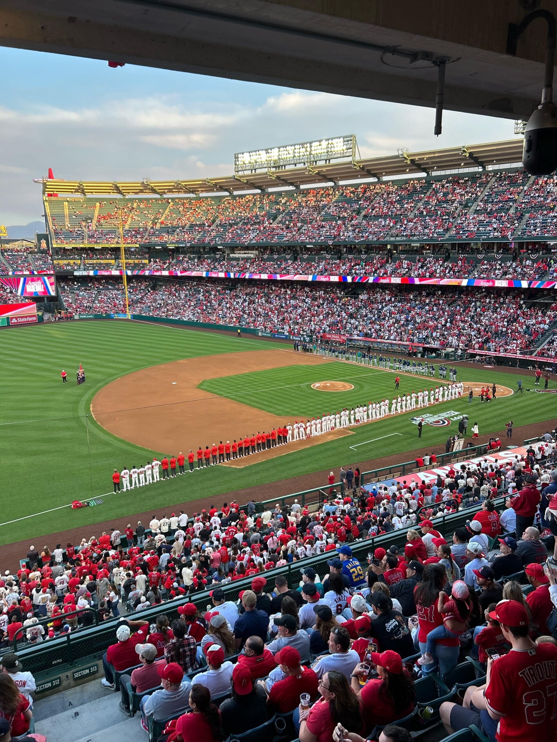 Checking in, the boos for the president were so loud you couldn’t hear the announcer