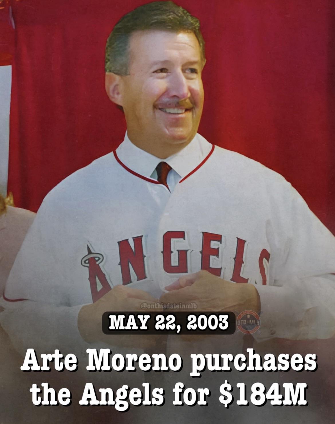 On this day in 2003, Arte Moreno bought the Angels